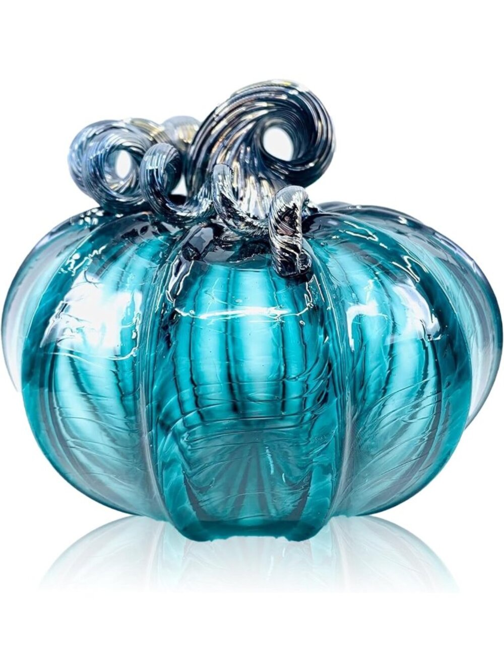 Handmade Glass Pumpkins | Unique Tabletop Decor for Fall & Halloween Home